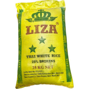 Riz blanc Liza 25 kgs