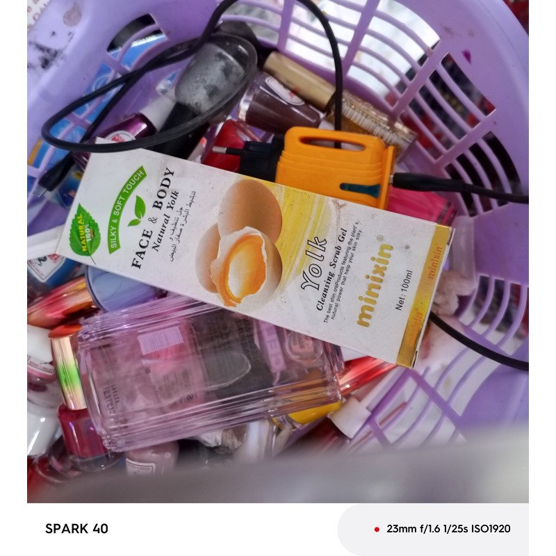 Gommage de visage oeuf