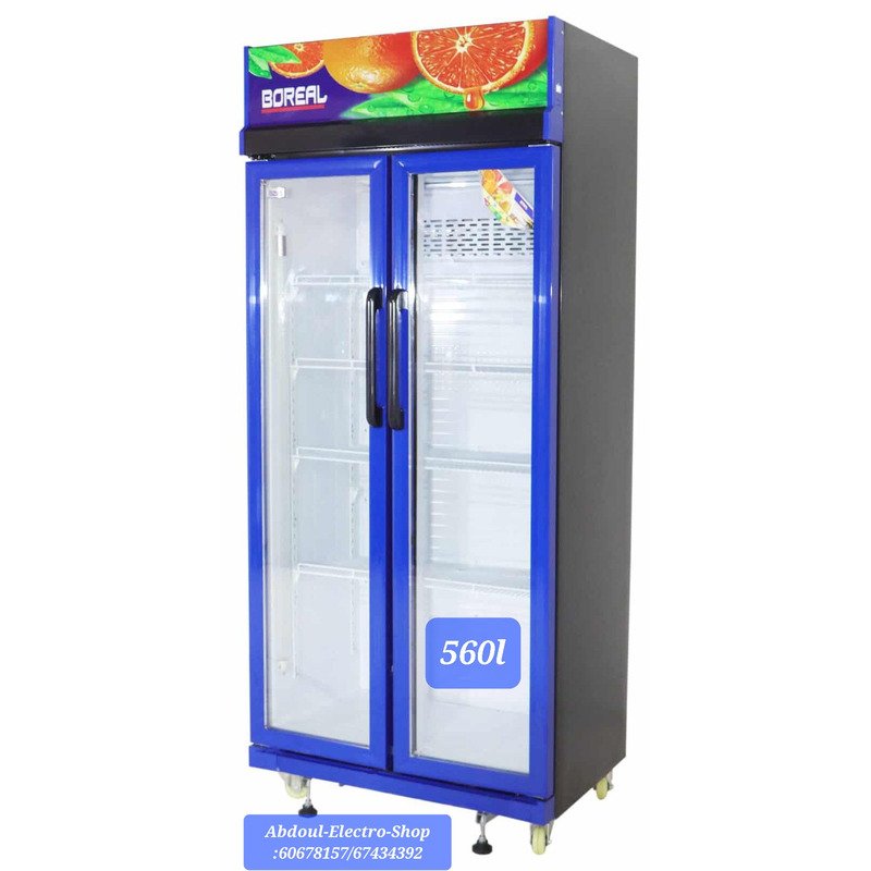 Réfrigérateur vitre 520litres