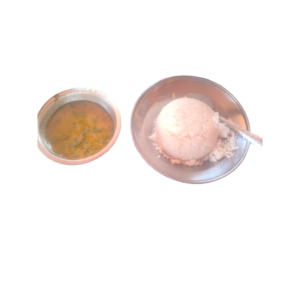 Riz sauce d'arachide