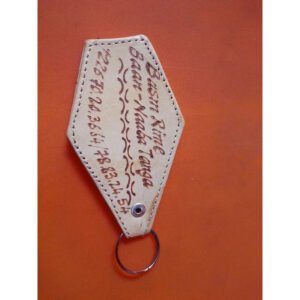 Porte clés en cuir